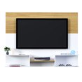 thumbnail image 2 of Moru Mueble para TV DÚO Blanco, Panel Flotante con Repisas, Centro de Entretenimiento, Mueble para Sala, Mueble Organizador, 2 of 8