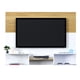 thumbnail image 2 of Moru Mueble para TV DÚO Blanco, Panel Flotante con Repisas, Centro de Entretenimiento, Mueble para Sala, Mueble Organizador, 2 of 8