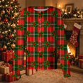 thumbnail image 2 of Christmas Scrub Jackets for Women Christmas Plaid Graphic Long Sleeve Stretchy Nursing Uniforms Casual Button Down Snap Front Scrub Shirts with Pockets Plus Size Jackets Vermilion,4XL, 2 of 5