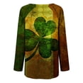 thumbnail image 4 of Baqcunre T Shirts for Women,Saint Patricks Day B Print Large Loose Round Neck Long Sleeve T Shirt Top,St. Patrick's Day Shirts for Women Womens Tops,Graphic Tees for Women S-XXL, 4 of 5