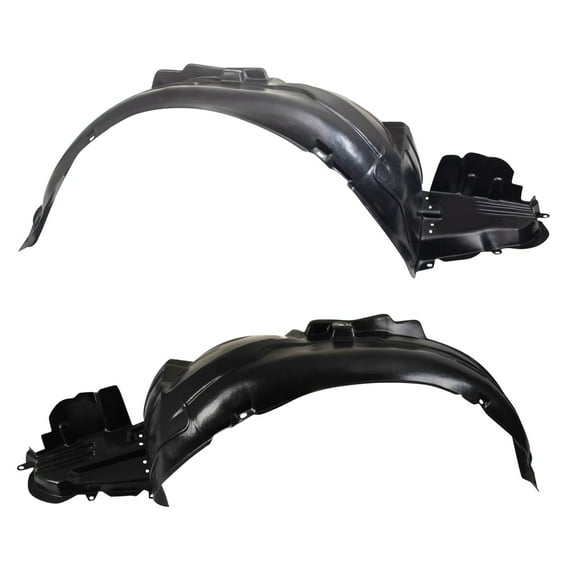 TRQ Inner Fender Liner Set Fits Select 2006-2007 Subaru Impreza SU1248116 SU1249116