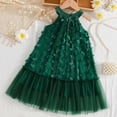thumbnail image 4 of Miluxas Girls Summer Halter Mini A Line Swing Dress Wedding Guest formal Cocktail Homecoming Dress, 4 of 9