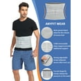 thumbnail image 3 of Anyfit Wear Lumbar Support Belt for Men Women Lower Back Brace Pain Relief with 3 Removable Stays, Dual Adjustable Straps and Breathable Mesh Panels for Back Pain, Heavy lifting, 3 of 8