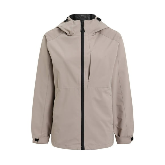 MKLEKYY Womens Fall Jackets Clearance Women Ski Jacket Warm Coat Windbreaker Hooded Raincoat Jacket