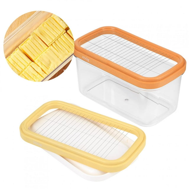 Kitchen Tool Rectangular Storage Box Butter Container, Butter Cutting Box, Sealed Storage Box, for Restaurant Home Use Hotel Kitchen