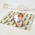 thumbnail image 2 of Beige Crocodiles Hearts Pattern Blanket,Comfortable Soft Flannel Throw Blanket,All Season,Warm Lightweight Blankets for Sofa Bed Couch Living Room Chair,30"x40", 2 of 4