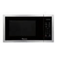 thumbnail image 1 of Magic Chef 0.9 Cu. ft. Countertop Microwave 900-Watt Digital Touch, Stainless, 1 of 3