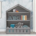 thumbnail image 3 of Serta Happy Home Storage Bookcase, Grey, 3 of 7