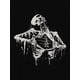 thumbnail image 2 of Women's Skeleton Ripping Rib Cage Graphic Print T-Shirt Black Casual Round Neck Short Sleeve Tee Slight Stretch Machine-Washable Activewear Ladies T Shirts, Edgy Fashion Top, Stretchy Material Shirt, 2 of 7
