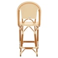 thumbnail image 5 of SAFAVIEH California Mid Back Outdoor Bar Stool, Natural, 5 of 11