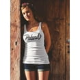 thumbnail image 2 of Poland Cursive  Tank Women -Image by Shutterstock, Female x-Large, 2 of 4