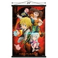 thumbnail image 3 of The Seven Deadly Sins - Characters Wall Poster with Magnetic Frame, 22.375" x 34", 3 of 5