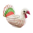 thumbnail image 3 of Elodie Fruit Basket Table Centerpiece Serving Tray for Countertop Kitchen Cosmetics Peacock, 3 of 8