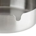thumbnail image 6 of Juvale 5-Pack Stainless Steel Ash Tray - 4 x 4 x 1.2 in, Silver, Modern Design - 3-Slot Metal Ashtray for Indoor & Outdoor Patio Use, 6 of 10