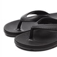 thumbnail image 5 of GPOECD Flip Flops for Men Arch Support Flip Flops Summer Outdoor SlipFlat Feet Soft Sole Casual Beach Sandals for Couples Men Slippers Black,6, 5 of 8