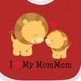 thumbnail image 4 of Inktastic I Love My Mommom Boys or Girls Baby Bib, 4 of 4