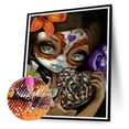thumbnail image 2 of Taladro de diamante Día de los muertos Chica de ojos grandes 5D Pintura de bricolaje Ronda completa (B5214) Hugtrwg Para estrenar, 2 of 9