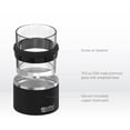 thumbnail image 4 of Vaso de whisky Asobu con aislamiento de acero inoxidable, 310 ml, negro, 4 of 7