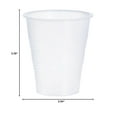 Dart Y7 Conex Galaxy 7 oz Translucent Plastic Cups, Flush Fill Design ...