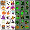 thumbnail image 1 of 204 Tatuajes Glow de Halloween en Hojas Individuales para Niños., 1 of 3