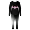 thumbnail image 2 of Wowcloth Dad's Christmas Family Matching Pajama Set, Plaid Print Long Sleeve Shirt & Side Pocket Pants, Cozy Homewear for Holiday Family Gatherings and Casual Wear, 2 of 3
