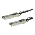 thumbnail image 1 of StarTech.com MSA Uncoded Compatible 1m 10G SFP+ to SFP+ Direct Attach Breakout Cable Twinax, 10 GbE SFP+ Copper DAC 10 Gbps Low Power Passive Transceiver Module DAC, 10GE Breakout Cable - Lifetime Warranty (SFP10GPC1M) - 10GBase direct attach cable - SFP+ latched to SFP+ latched - 3.3 ft - twinaxial - SFF-8431/SFF-8432 - passive - black, 1 of 2
