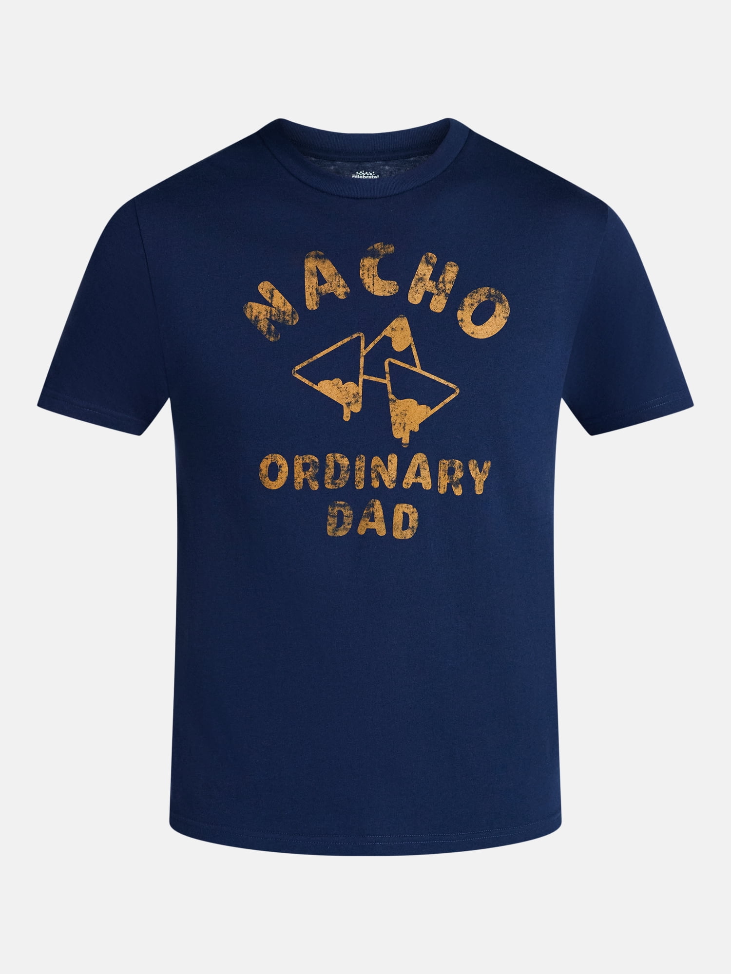 Father's Day Men's Nacho Ordinary Dad Graphic Tee by Way to Celebrate, Sizes XS-5XL