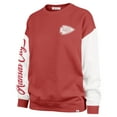 thumbnail image 2 of Women's '47  Red Kansas City Chiefs Double Header Rise Andie Pullover Sweatshirt, 2 of 3