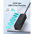 thumbnail image 2 of Protector contra sobretensiones USB C de 100 W y 7 puertos para estación de carga Baseus, 2 of 9
