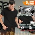 thumbnail image 3 of Lilvigor Sauna Shirt for Men,Short Sleeve Sweat Suit for Weight Loss Men,Mens Body Shaper Slimming Sauna T-Shirt Top for Gym Exercise, 3 of 6