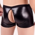 thumbnail image 3 of Gibobby Lencería sexy de encaje para dormir Calzoncillos Lencería artificial Body Cuero Abierto Hombres Íntimos(Negro, L), 3 of 3