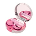 thumbnail image 4 of Patrón de mármol Estuche de contacto Cuidado de lentes Reutilizable para mujeres y niñas, Mini contenedor duradero con pinzas de espejo Herramienta para quitar Sunnimix  Estuche para lentes de contacto, 4 of 8