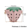 thumbnail image 2 of Cute Strawberry Crossbody Bags Simple Coin Bag Lovely Strawberry Shaped Shoulder Bag, 2 of 7