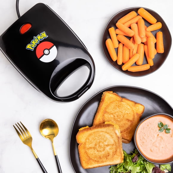 Uncanny Brands Pokémon Pokéball - Sandwichera de queso individual - Aparato de cocina Pokémon