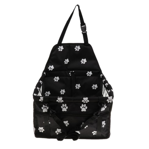 Funda transportadora para mascotas Zulema Bolsa impermeable con cinturón de seguridad Negro