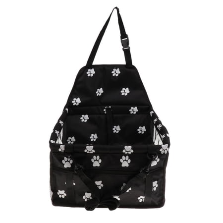 Pet Reinforce Car Seat For dogs Breathable Bag Carrier Black