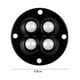 thumbnail image 2 of Mini ruedas giratorias con cuentas de acero Sin ruido Ruedas pequeñas autoadhesivas ( ) Negro 4 piezas, 2 of 5