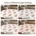 thumbnail image 7 of ODIKA Pink Whimsical Asymmetrical Ribbon Sprinkled Dotted Coquette Pet Friendly & Kids Safe Play for Playroom, Bedroom, Reading Nook, 7 of 7
