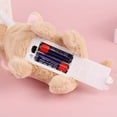 thumbnail image 4 of Elefante eléctrico color albaricoque que camina hablando Mueve la cola Peluche artificial, 4 of 4
