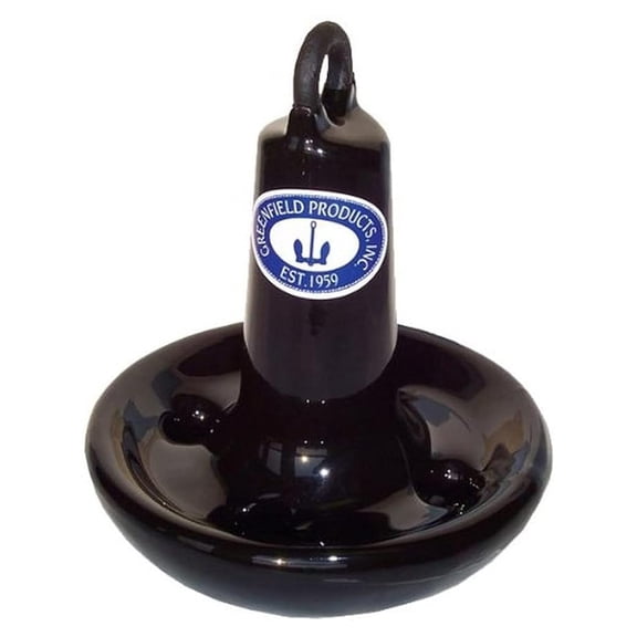 Greenfield 515B Vinyl Coated Mushroom Anchor - Black, 15 lb.