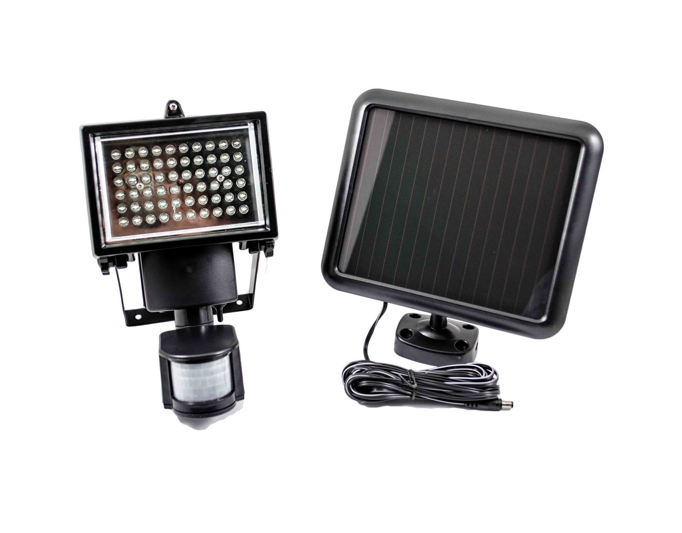 60 LED Solar Motion Sensor Floodlight Lamp PIR Detector Outdoor Security Light