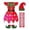 Z1 Red, variant on REDARER Girls Halloween Pumpkin Cosplay Tutu Dress with Witch Hat and Pumpkin Candy Bag for Stage Performance Trick or Treat Fancy Dress Party Outfit,2-3 Years