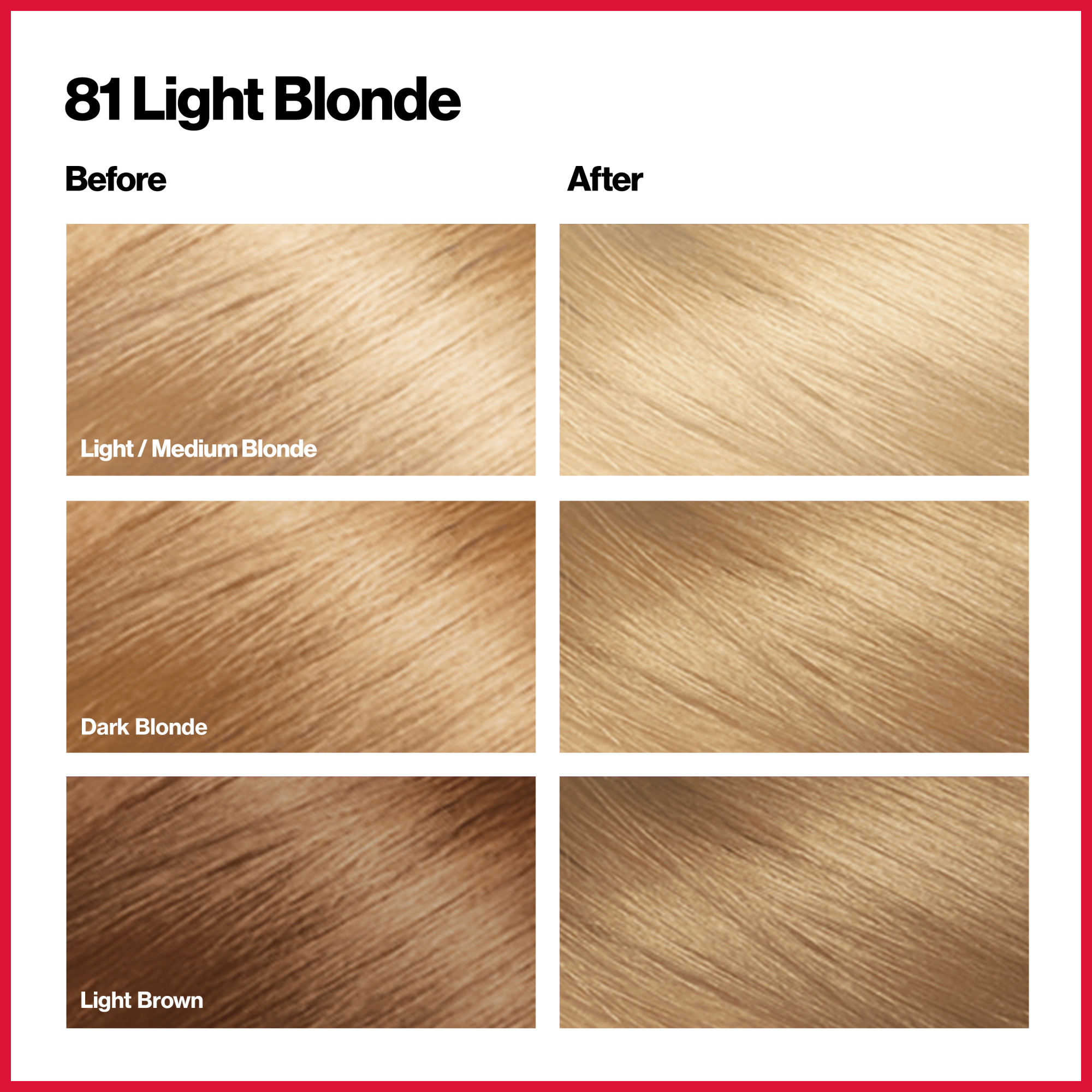 NEW Revlon Colorsilk Beautiful Permanent Hair Color, No Mess Formula,  081 Light Blonde, 1 Pack - image 3 of 14