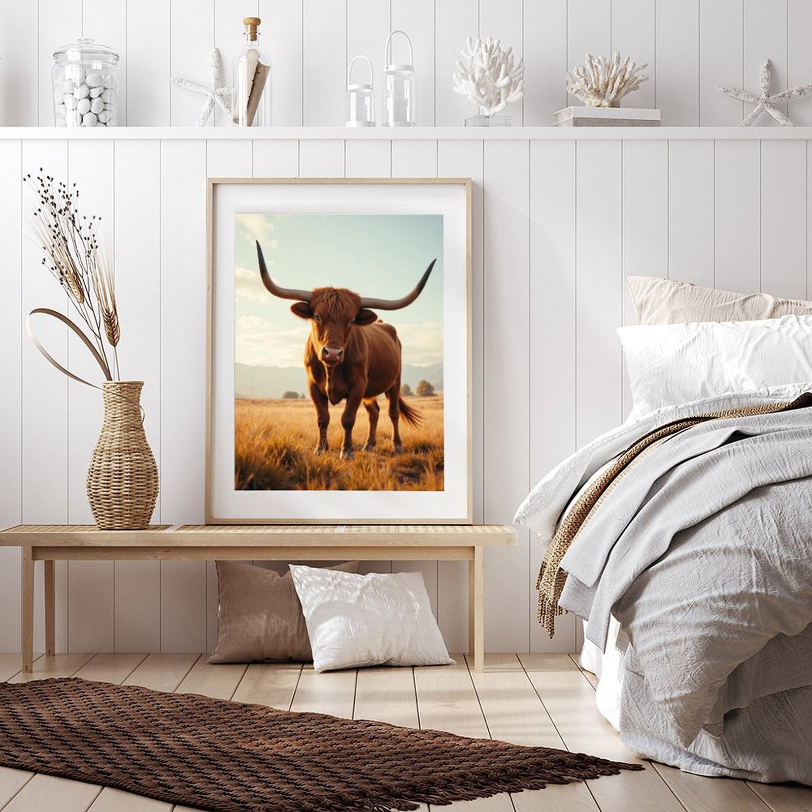 Diamond Art Kits for Adults - 5d Brown Bull In Sunlit Field Diamond Painting for Adults, Diamond Art for Adults Beginners, Diamond Painting Kits for Adults for Home Wall Decor