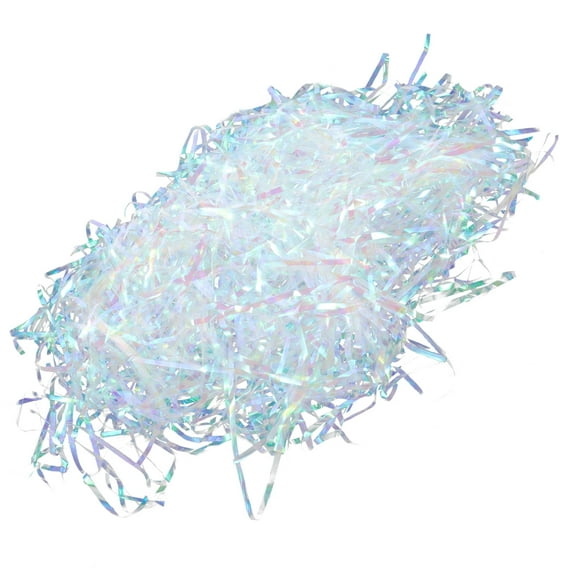 OUNONA  Boxes Iridescent Shredded Confetti Filler Decoration Gift Shirt for Presents