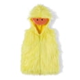 thumbnail image 3 of TheFound Kids Duck Costume, Sleeveless Hooded Vest Furry Zipped Halloween Costume for Cosplay Party, 3 of 7