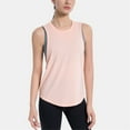 thumbnail image 4 of Lisingtool Clearance Womens Tops Womens Tank Tops Loose Tank Tops for Women Women's Sleeveless Pinhole Yoga Clothing Breathable Quick Drying Large Size Running Fitness Clothin M-4XL Clearance sale, 4 of 8