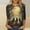 Khaki, variant on Drses‌‌ ‌‌‌‌‌‌‌‌‌‌Women's Halloween Witch Pumpkin Tee - 3/4 Sleeve Crew Neck Graphic T-Shirt for Spooky Season