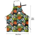 thumbnail image 2 of Kdxio Balls Apron with Pockets Adjustable Kitchen Aprons for Men Women Waterproof Aprons for Cooking,Drawing,Crafting, Baking Household Cleaning, 2 of 8