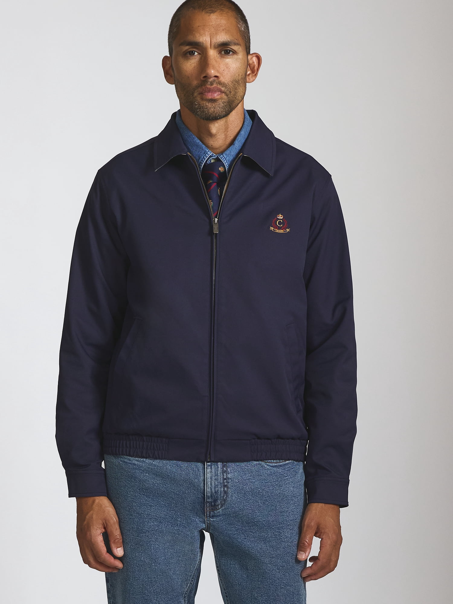 Chaps Men’s and Big Men’s Heritage Harrington Bomber Jacket, Sizes S–2XL